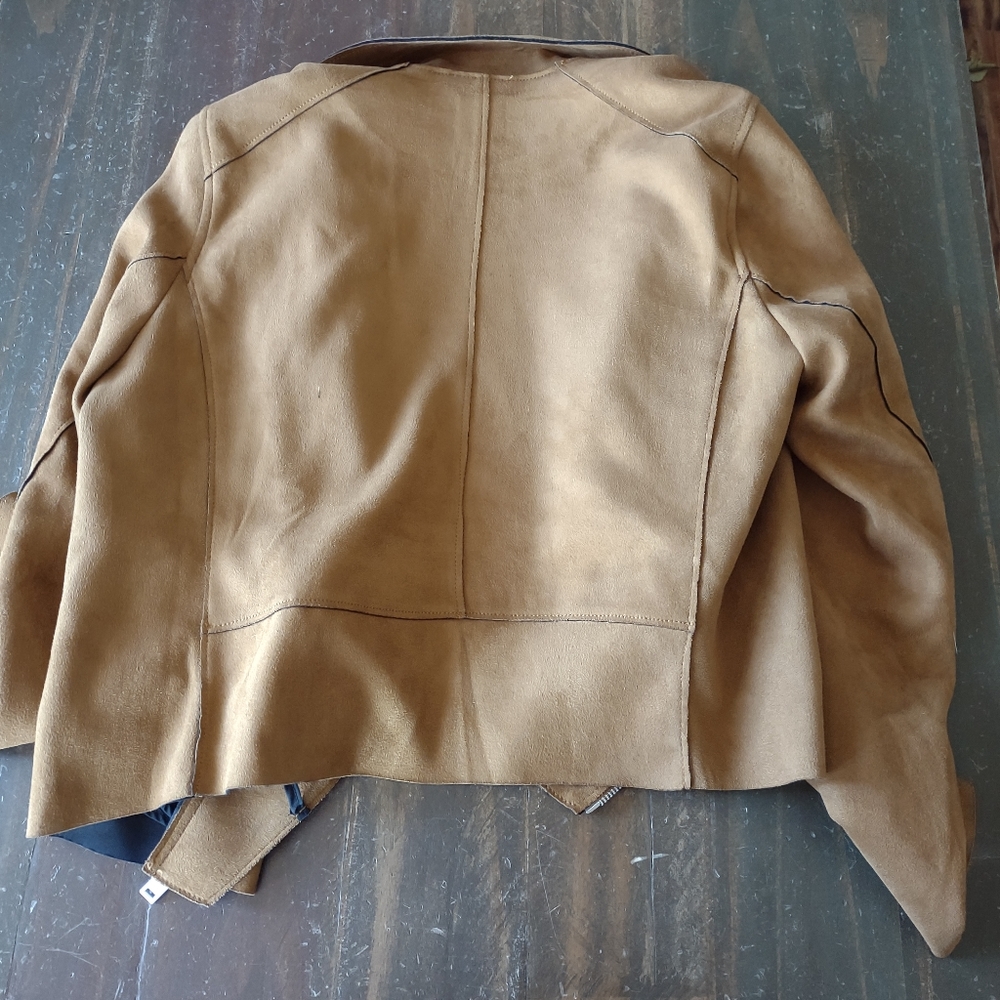 H&M Faux Suede Moto Jacket - Picture 4 of 4